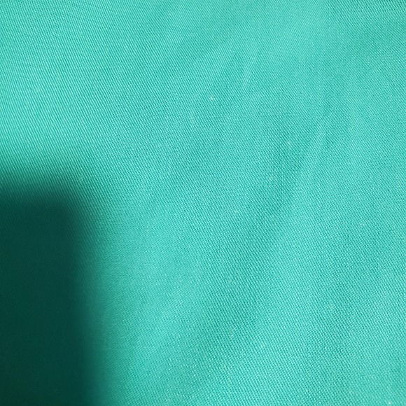 Vintage Nuovo Sz S Aztec Embellished Blue Cotton Cropped Button Up Shirt - Picture 6 of 13